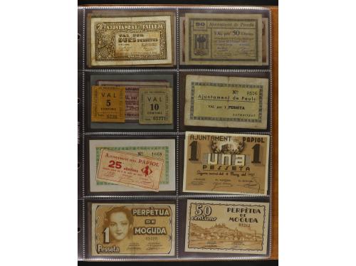 Lote 460 billetes. CATALUNYA. Muy interesante resto de colec