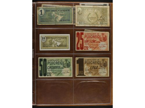 Lote 460 billetes. CATALUNYA. Muy interesante resto de colec