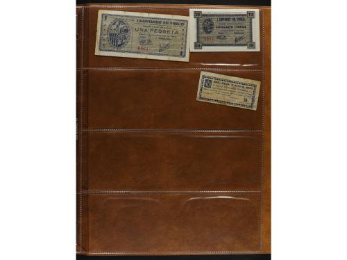 Lote 460 billetes. CATALUNYA. Muy interesante resto de colec