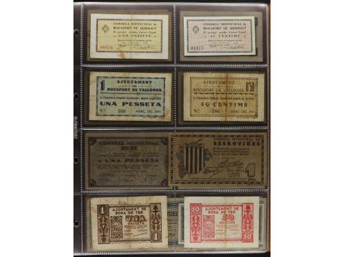 Lote 460 billetes. CATALUNYA. Muy interesante resto de colec