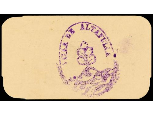 CATALUNYA. 50 Cèntims. Aj d´ ALTAFULLA. Cartulina. Sello tam