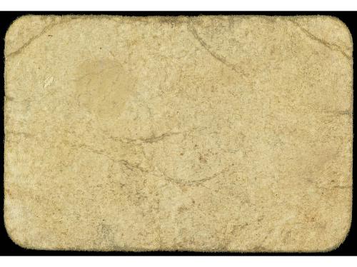 CATALUNYA. 1 Pesseta. 1937. Aj. d´ALMOSTER. Cartulina. Cruz 