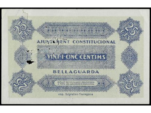 CATALUNYA. 25 Cèntims. 3 Desembre 1937. Aj. Constitucional d