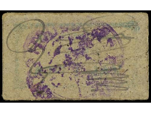 CATALUNYA. 1 Pesseta. Aj. de BRUCH. Cartón. RARO. AT-538. MB