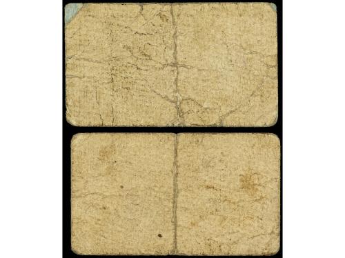 CATALUNYA. Lote 2 billetes 50 Céntims y 1 Pesseta. 22 Febrer