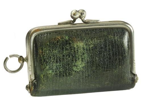 GRAN BRETAÑA. Monedero. Monedero de piel victoriano para sob