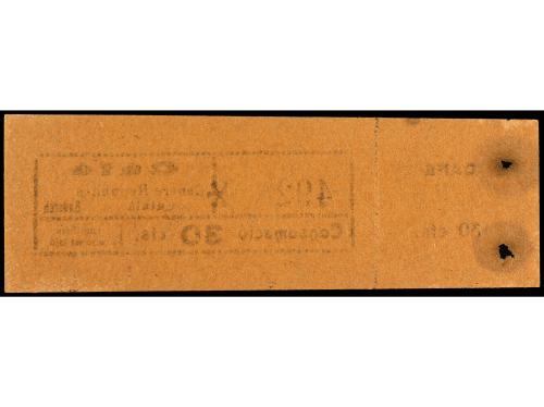 CATALUNYA. 30 Cèntims. CAFÉ CENTRE REPÚBLICA CATALÀ BADORCH.