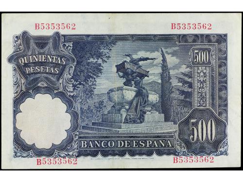 ESTADO ESPAÑOL. 500 Pesetas. 15 Noviembre 1951. Benlliure. S