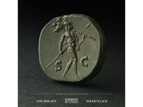 IMPERIO ROMANO. Sestercio. 147 d.C. ANTONINO PÍO. Anv.: ANTO
