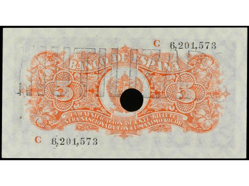 ESTADO ESPAÑOL. 5 Pesetas. 18 Julio 1937. Portabella. Serie 