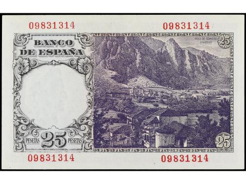 ESTADO ESPAÑOL. 25 Pesetas. 19 Febrero 1946. Flórez Estrada.