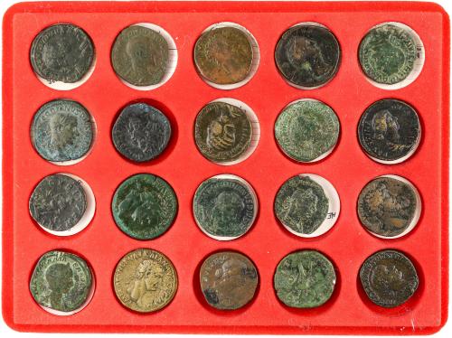 IMPERIO ROMANO. Lote 120 monedas Sestercios. VARIOS EMPERADO