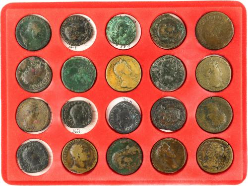 IMPERIO ROMANO. Lote 120 monedas Sestercios. VARIOS EMPERADO