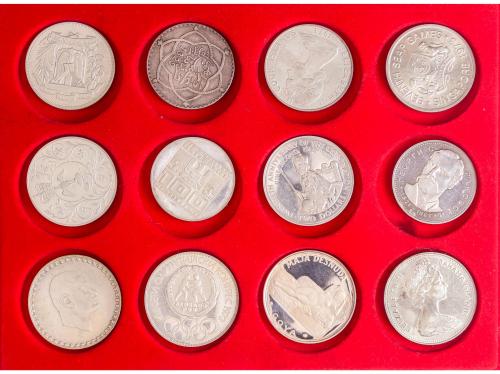 LOTES Y COLECCIONES EXTRANJERO. Lote 60 monedas. Mayoría Sig