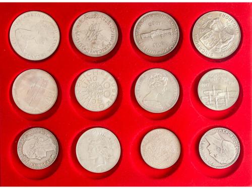 LOTES Y COLECCIONES EXTRANJERO. Lote 80 monedas. Mayoría Sig