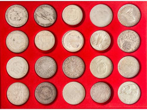 LOTES Y COLECCIONES EXTRANJERO. Lote 80 monedas. Mayoría Sig