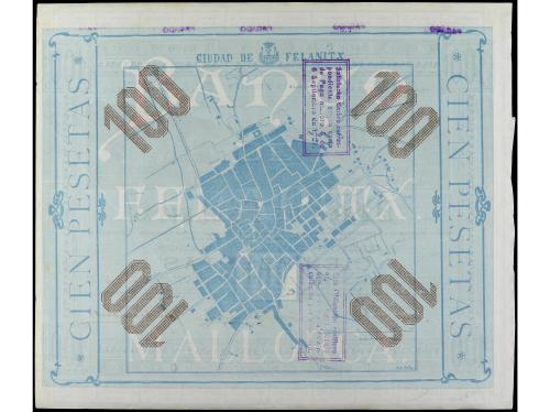 ANTIGUOS. Obligación al portador 100 Pesetas. 1 Julio 1927. 