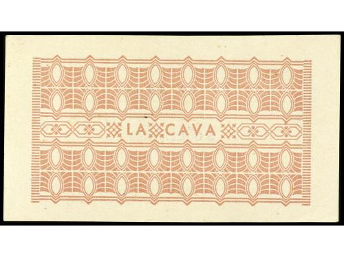 CATALUNYA. 50 Cèntims. Julio 1937. Aj. de LA CAVA. Sin la im