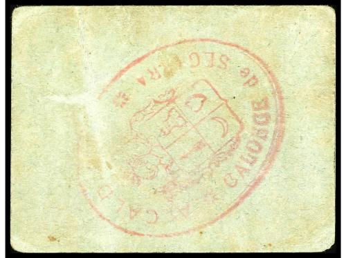 CATALUNYA. 50 Cèntims. Aj. de CALONGE DE SEGARRA. Cartón. Se