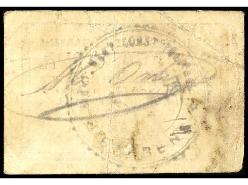 CATALUNYA. 1 Pesseta. Aj. de BARBENS. AT-293. MBC. 