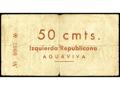 ARAGÓN-FRANJA DE PONENT. 50 Céntimos. IZQUIERDA REPUBLICANA 