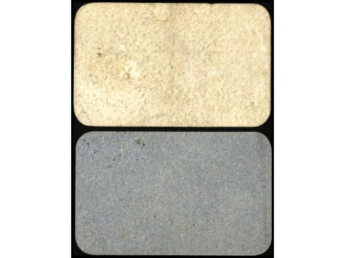 ARAGÓN-FRANJA DE PONENT. Lote 2 billetes 25 y 50 Céntimos. C