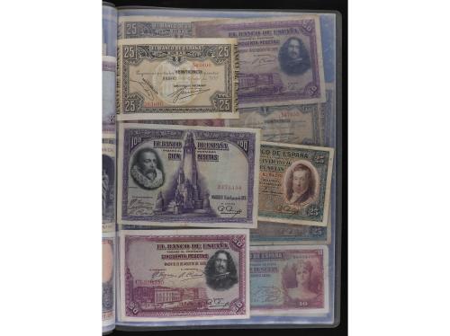 BILLETES ESPAÑOLES. Lote alrededor de 200 billetes. Mayoría 