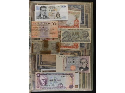 BILLETES ESPAÑOLES. Lote alrededor de 200 billetes. Mayoría 