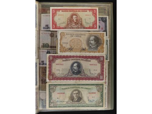 BILLETES ESPAÑOLES. Lote alrededor de 200 billetes. Mayoría 