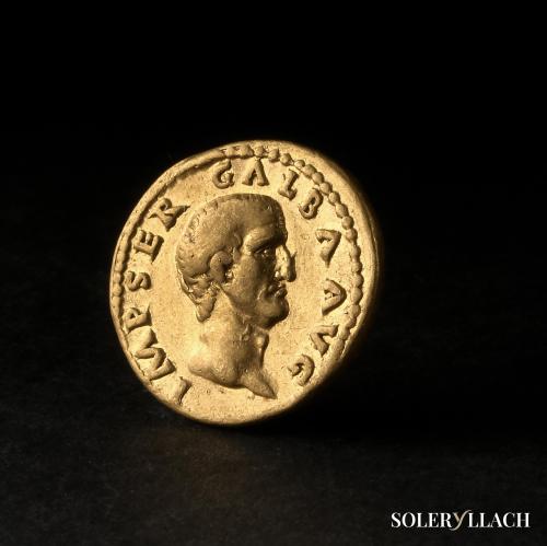 IMPERIO ROMANO. Áureo. 68-69 d.C. GALBA. Anv.: IMP. SER. GAL