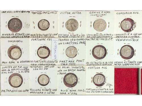 IMPERIO ROMANO. Lote 14 monedas Denarios y Antoninianos. VAR