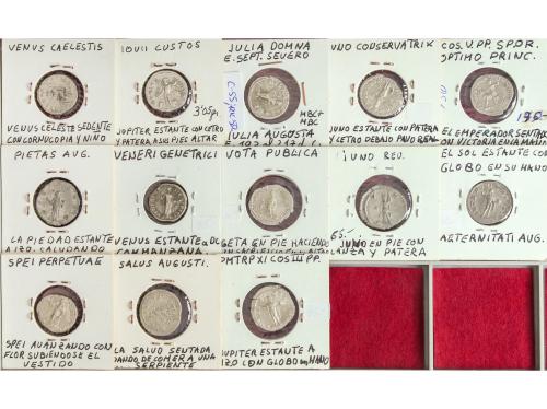 IMPERIO ROMANO. Lote 13 monedas Denarios. VARIOS EMPERADORES