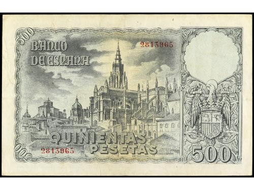 ESTADO ESPAÑOL. 500 Pesetas. 21 Octubre 1940. Entierro del C