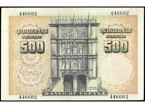 ESTADO ESPAÑOL. 500 Pesetas. 19 Febrero 1946. Francisco de V