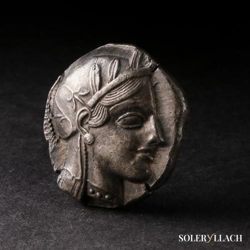 MONEDAS GRIEGAS. Tetradracma. 454-404 a.C. ATENAS. ÁTICA. An