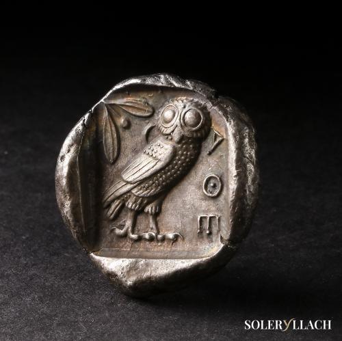 MONEDAS GRIEGAS. Tetradracma. 454-404 a.C. ATENAS. ÁTICA. An