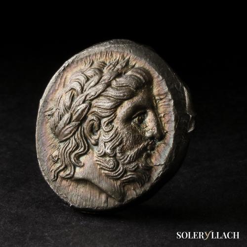 MONEDAS GRIEGAS. Tetradracma. 359-336 a.C. FILIPO II Acuñaci