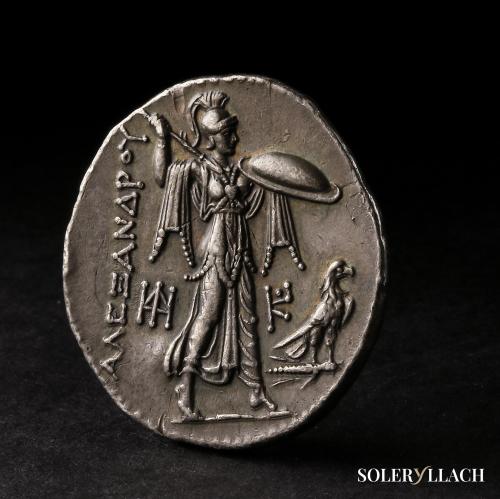 MONEDAS GRIEGAS. Tetradracma. 305-285 a.C. PTOLOMEO I SOTER.