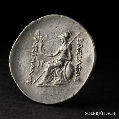 MONEDAS GRIEGAS. Dracma. 305-281 a.C. LISÍMACO. REINO DE TRA