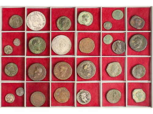 LOTES y COLECCIONES. Lote 78 monedas. IMPERIO ROMANO a EXTRA