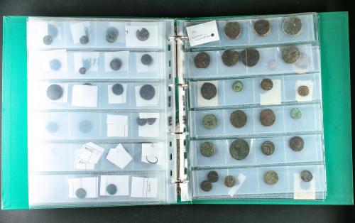 LOTES y COLECCIONES. Lote alrededor de 150 monedas. GRECIA A