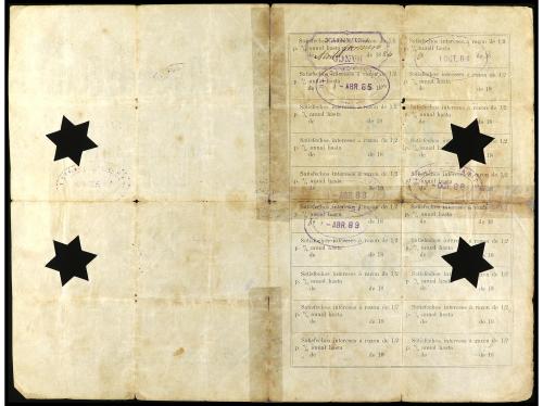 ANTIGUOS. Obligación al portador 25 Pesetas. 1 Octubre 1883.