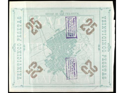 ANTIGUOS. Obligación al portador 25 Pesetas. 1 Julio 1927. B