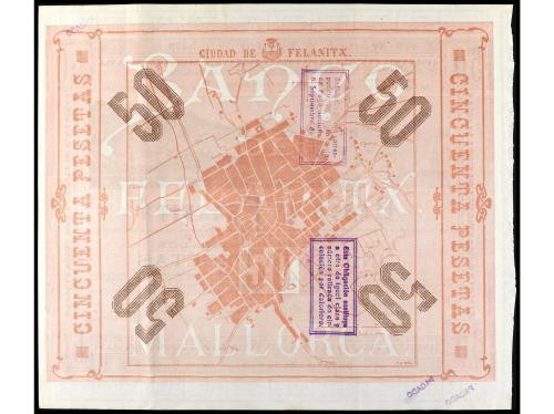 ANTIGUOS. Obligación al portador 50 Pesetas. 1 Julio 1927. B