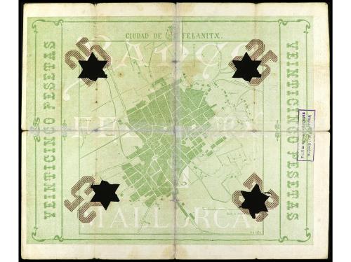 ANTIGUOS. Obligación al portador 25 Pesetas. 1 Julio 1915. B