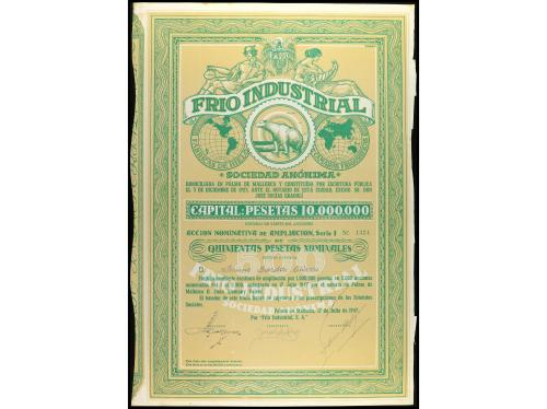 DOCUMENTOS y VARIOS. Lote 9 acciones distintas de Mallorca. 