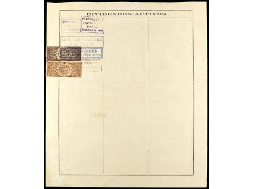 DOCUMENTOS y VARIOS. Acción 250 Pesetas. 1 Enero 1891. SOCIE