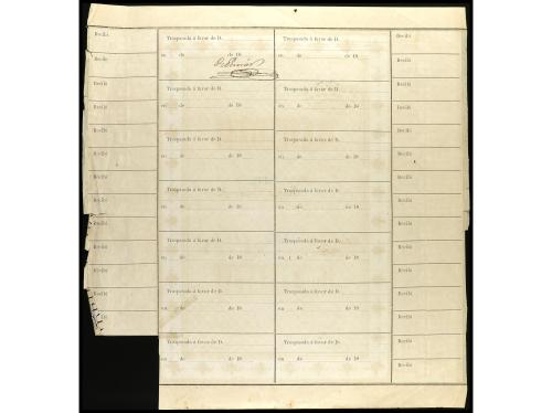 DOCUMENTOS y VARIOS. Acción. 19 Julio 1877. LA VIDRIERA (Mal