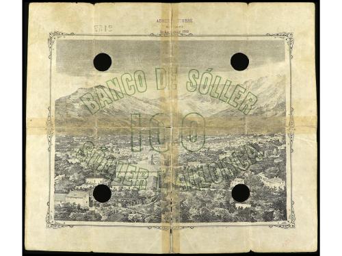 ANTIGUOS. Obligación al portador 100 Pesetas. 1 Enero 1910. 