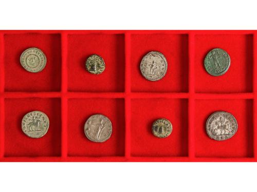 IMPERIO ROMANO. Lote 8 Cobres. Ve,AE. Incluye Antoninianos y